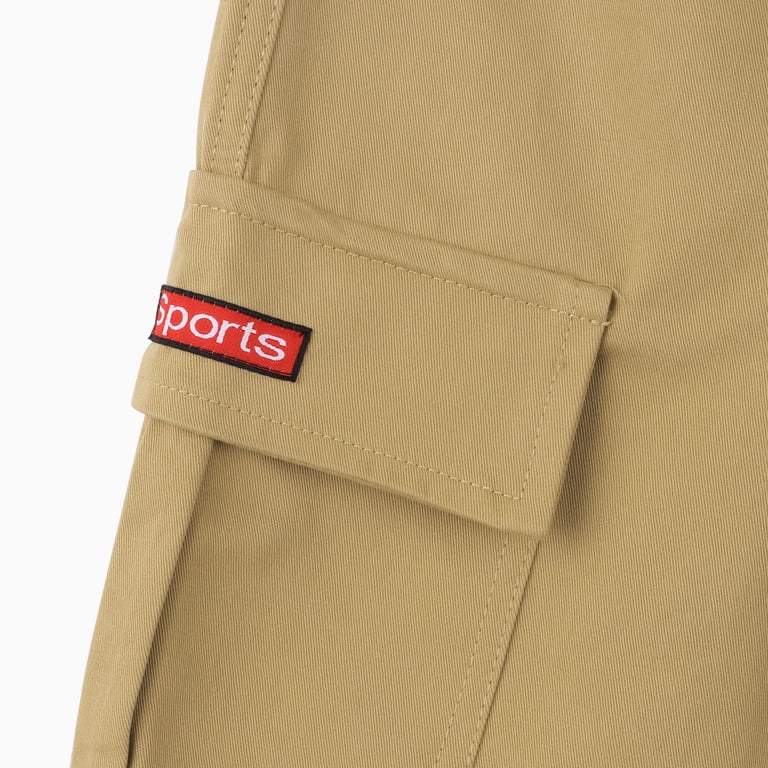 PatPat Boys Cargo Pants with Pockets Cotton Blend photo 5
