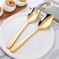 thumbnail image 7 of Salad Spoon and Fork Sets, Stainless Steel Salad Server Sets, Cooking Utensils for Kitchen(Gold), 7 of 7