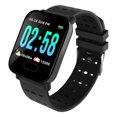 thumbnail image 1 of Seitruly Pantalla a color Conteo de pasos cardíaco Seguimiento de la presión arterial Fitness Deporte inteligente Alarma Relojes inteligentes negro, 1 of 8