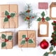 thumbnail image 5 of Hogar y cocina, Decoración del hogar, Decoración navideña, Juego de 25 hojas de acebo y bayas para Navidad, decoración de árboles, plantas verdes de plástico, plantas verdes de plástico., 5 of 9