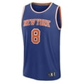 thumbnail image 2 of Men's Fanatics OG Anunoby Blue New York Knicks Fast Break Replica Player Jersey - Icon Edition, 2 of 3
