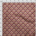 thumbnail image 3 of oneOone Cotton Poplin Fabric Argyle Style Ikat Printed Craft Fabric BTY 56 Inch Wide, 3 of 4