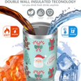thumbnail image 3 of Christmas 30oz Handheld Travel Tumbler with Handle – Double Wall Stainless Steel Insulated Cup, Flip Straw Lid, Leak-Proof & BPA-Free for Hot and Cold Drinks – Durable Coffee & Juice Mug Black, 3 of 7