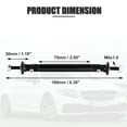 thumbnail image 3 of Unique Bargains 1pair 75mm 2.95' Splitter Support Rods Adjustable Front Rear Bumper Lip Splitter Strut Rod Tie Support Bars Black, 3 of 6