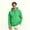 Mint Green, variant on ClodeEU Men's Quarter Zip Drawstring Hoodie with Pocket, Lightweight Fleece Half Zip Hooded Long Sleeve Sweatshirt, Size S-4XL