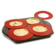 thumbnail image 3 of Set de 4 unidades de silicona Mini Pie Pan Shields Norpro, 6 pulgadas, color rojo, 3 of 5