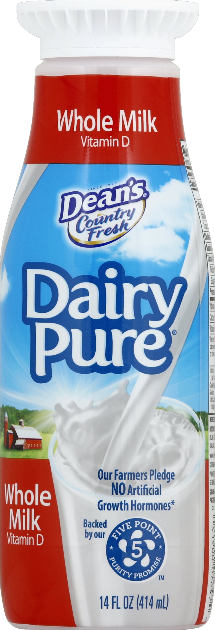 Swiss Premium Dairy Pure Whole Milk, 1 Pint
