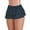 Navy, variant on Nnhblu Womens Fashion Club Low-Waisted Mini Sleepwear Skirt Mini Skirt Leather Skirt Black