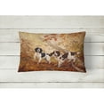 thumbnail image 2 of Carolines Treasures HEH0139PW1216 Springer Spaniels by Elizabeth Halstead Canvas Fabric Decorative Pillow, 12H x16W,, 2 of 3