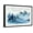 Black Frame, variant on Art.com Watercolor Illustration. Winter Mountains Landscape, Trees, Sky. Art Print by AlexGreenArt, White Frame Wall Art, 44" x 32"