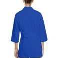 thumbnail image 2 of Panda Uniform by HeedFit Women's 32" 3/4 Sleeve Lab Coat with Multi-Colored Plus Size S Royal, 2 of 6
