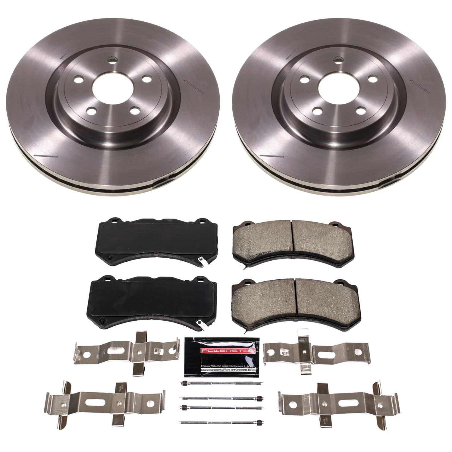 PowerStop Front Stock Replacement Brake Pad and Rotor Kit Fits: DODGE JEEP Select Models KOE8838