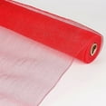 thumbnail image 2 of Red - Floral Mesh Wrap Solid Color - ( 10 Inch x 10 Yards ), 2 of 2