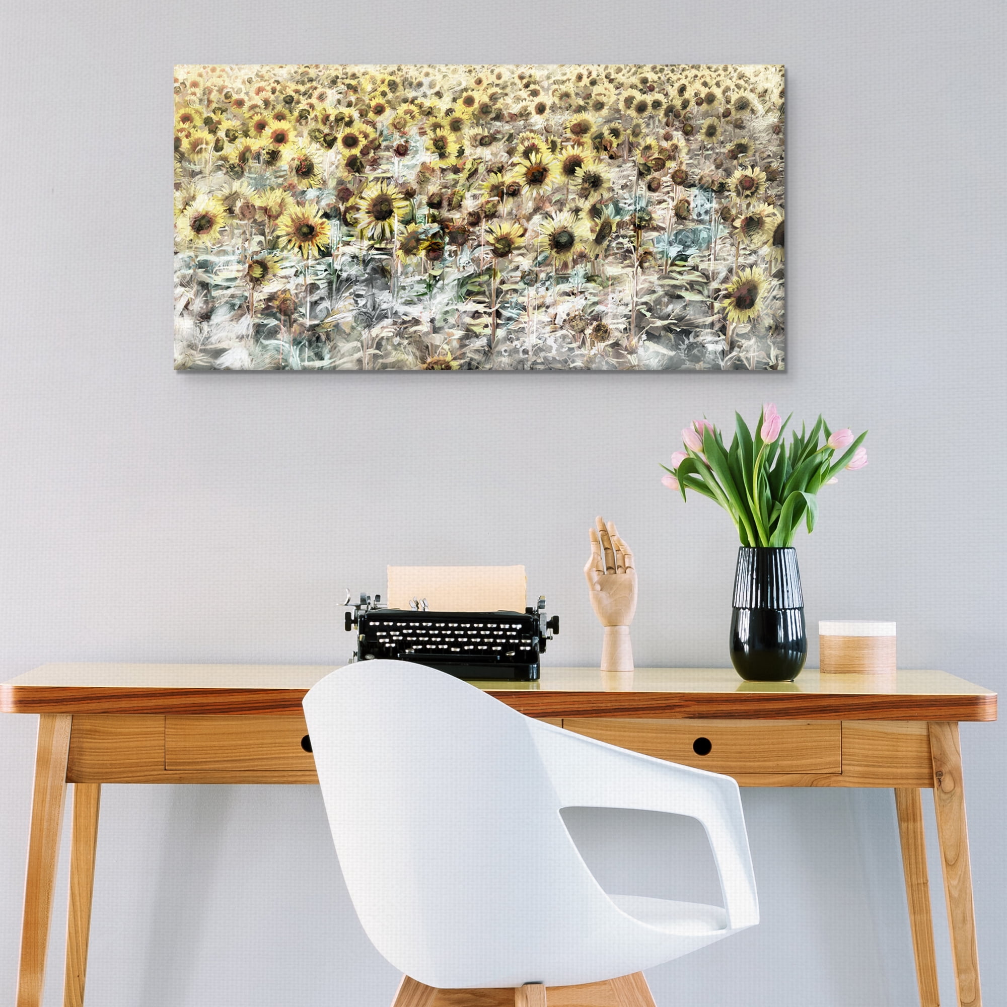 Sunflower Meadow by Studio Arts Canvas Art