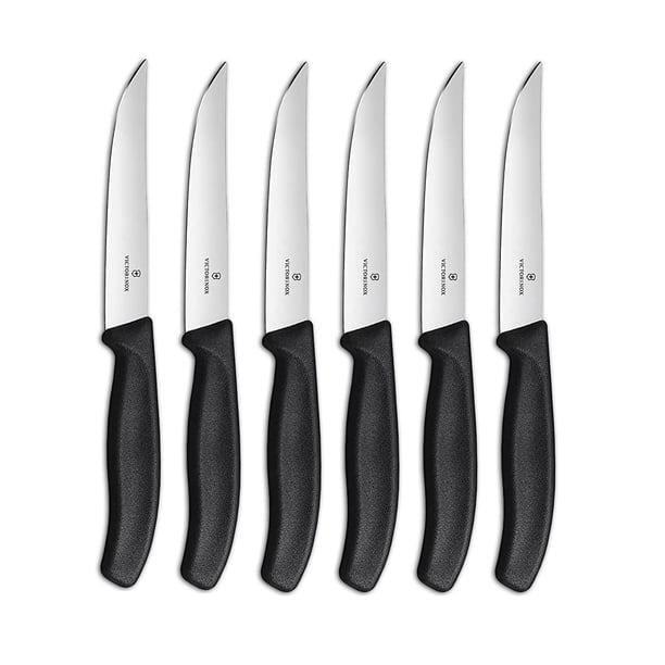 Juego de cuchillos para carne Victorinox Swiss Classic de 6 piezas de acero inoxidable