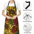 thumbnail image 5 of Bingfone Sunflower Apron Gifts For Men, Women Professional Grade Chef Apron For Kitchen,Bbq & Grill, 5 of 8