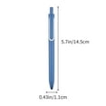 thumbnail image 3 of Yonrjhukm Push Unisex Ballpoint Pen, High-Grade Gel Pen with Metal Clip, Ergonomic Design for Comfortable Writing, Ideal for Office and Home Use, Elegant Aesthetic Quality, 3 of 6