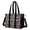 Black Princess Castle, variant on Teacher Tote Bag,Black Princess Castle Rainbow Pattern Teacher Utility Tote Bag,Large Work Tote Bags for Women with Multiple Pockets,Top Zipper Closure,13.8x10.6x6.7 Inch