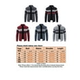 thumbnail image 2 of Frontwalk Mens Knit Outwear Long Sleeve Winter Warm Jacket Color Block Sweater Coat Sport Ribbed Knitted Overcoats Crew Neck Dark Gray XL, 2 of 4