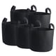 thumbnail image 4 of Bolsa De Cultivo De Plantas, 1/2/3/5/7/10 Galones Bolsa De Cultivo De Plantas Negras Contenedor De Maceta De Plantación De Aireación De Flores Vegetales, 4 of 7