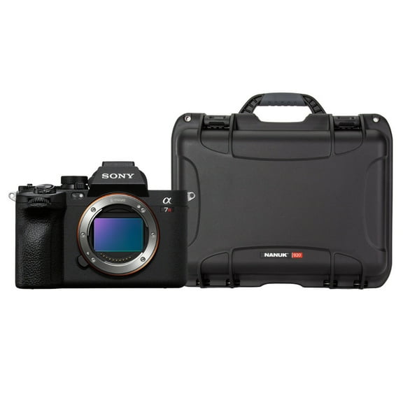 Sony Alpha a7R V Full-Frame Mirrorless Interchangeable Lens Camera Body Bundle with 920 Molded Interior Hard Case with Foam Insert and Lid Organizer for Sony A7R Camera (Black) (2 Items)