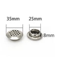 thumbnail image 2 of 10 Pcs 25mm Évents Ronds en Acier Inoxydable pour Armoire, 2 of 8