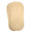 thumbnail image 2 of 3 Pairs Women's No Show Liner Socks, Non-Slip Gel Tab, Beige, 2 of 2