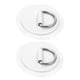 thumbnail image 5 of Parche De Anillo En D Para Canoa De Bote Inflable, Parche De Paleta De Bote Inflable De Anillo En D De PVC 9 Colores Para Kayaks Para Botes Inflables Cergrey Blanco, 5 of 8