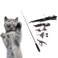thumbnail image 1 of Flmtop 6 Pcs/ensemble Baguette Rétractable de Remplacement pour Chat Attrape-Feuilles Noir, 1 of 8