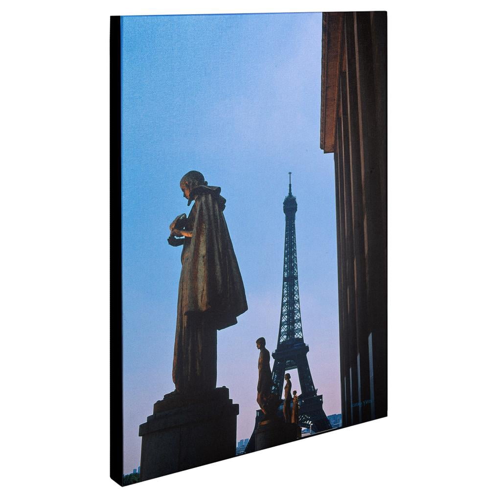Trademark Fine Art 'View of Eiffel from Trocadero' Canvas Art by Kathy Yates