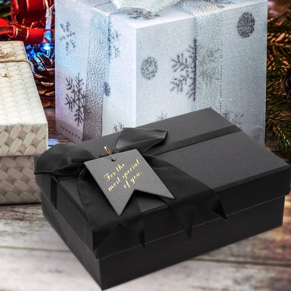 Masteelf Square Paper Box Souvenir Packaging Box Party Bowknot Candies Container