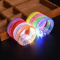 thumbnail image 4 of 6pcs LED Light Up Bracelets for Kids Birthday Party Festival Bangles Replaceable Wristbands Women Accessories, 4 of 8
