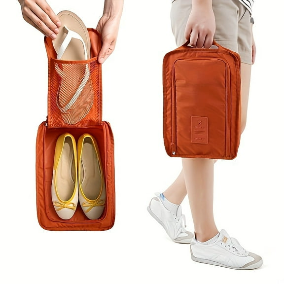 1pc Portable Waterproof Foldable Multifunctional Shoe Storage Bag, Golf Accessories