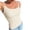 #218-Beige, variant on Roncen Women's Sleeveless Henley Tank Tops Ribbed Square Neck Button Down T Shirts Summer Slim Fit Tee Tops