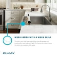 thumbnail image 4 of Elkay ELDSSF30279DBG 30 x 28 Apron Sink Single Bowl, ADA, Stainless - Polished Satin, 4 of 7