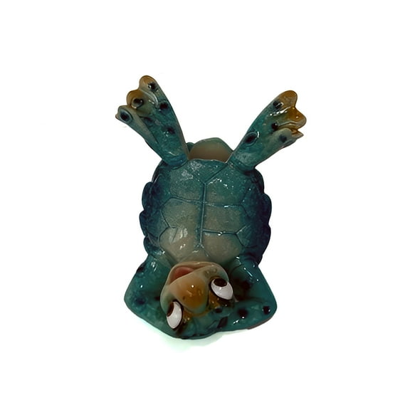 FC Design 3.5"H Blue Sea Turtle Figurine Pen Holder Statue Sculpture Ornament Decoration Home/Room Decor and Unique Gift Ideas for Housewarming, Holidays and Birthdays