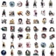 thumbnail image 2 of 100pcs Anime Stickers Mixed Pack Anime Stickers Anime Sticker Pack Anime Merch Anime Room Decor, 2 of 4