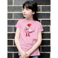thumbnail image 2 of Bird With Santa Hat T-Shirt Juniors -Image by Shutterstock,  Large, 2 of 4