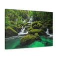 thumbnail image 5 of Jungle Waterfall In Thailand Modern Multicolor Scenic Nature Photography Canvas Home Office Decor Ready to Hang, 5 of 18