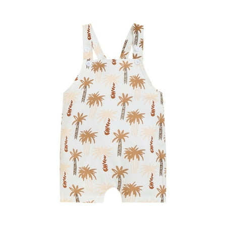 

Baby Girls Boys Print Summer Spring Sleeveless Romper Jumpsuit Clothes