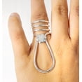 thumbnail image 2 of SS DESIGNS MCP Splint Ring Sterling Silver Joint Support Ring With Extensions Handcrafted Jewelry Elegant Arthritis Relief Finger Brace, 2 of 7