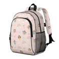 thumbnail image 2 of Princess and Fairy Pink Pattern Backpack for School, Cute School Bag with Adjustable Shoulder Straps and Padded Back, 15"x11.42"x5.5", 2 of 5