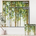 thumbnail image 2 of Étude Forêt Verte - Toile Encadrée Ferme Moderne, 2 of 3