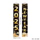thumbnail image 2 of Banner de feliz año nuevo negro, decoraciones de feliz año nuevo para pared de casa interior al aire libre, decoraciones colgantes, 2 of 5