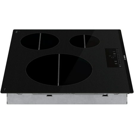Bosch - 500 Series 24" Built-In Electric Induction Cooktop with 3 elements - Black
