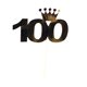 thumbnail image 3 of 20 piezas Baby Shower Party Favor 100th Day Celebration Crown Cupcake Picks Toppers Decoración Zulema corona primeros de la magdalena, 3 of 7