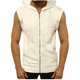 thumbnail image 1 of pstuiky Camiseta sin mangas para hombre, Sudadera con capucha, cremallera y bolsillos sin mangas de color liso para hombre Tops elegantes para mujer xl, 1 of 6