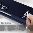 thumbnail image 5 of for Samsung Galaxy Z Fold 5 Case Liquid Silicone Case Gel Rubber Bumper Slim Fit Shockproof Protective Phone Case for Samsung Galaxy Z Fold 5 5G, Night Blue, 5 of 13