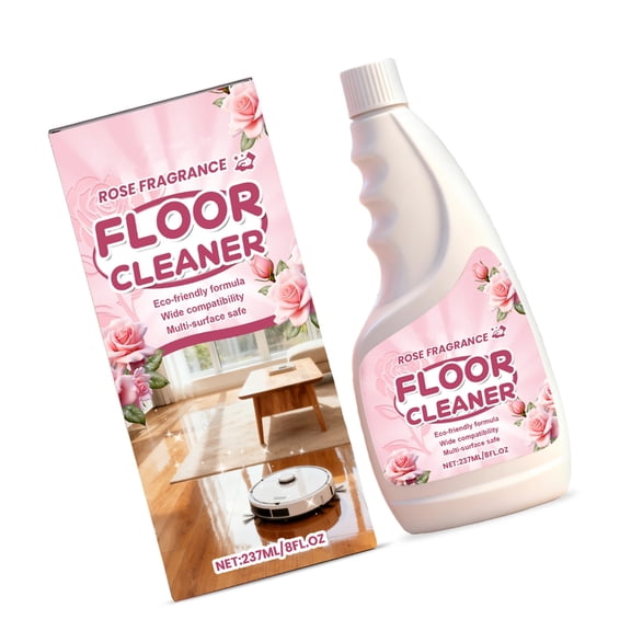 AOOOWER 8oz Rose Scented Hard Floor Cleaner With Safe Formula For Gentle Cleaning And Prolonged Scent Household Cleaning Use