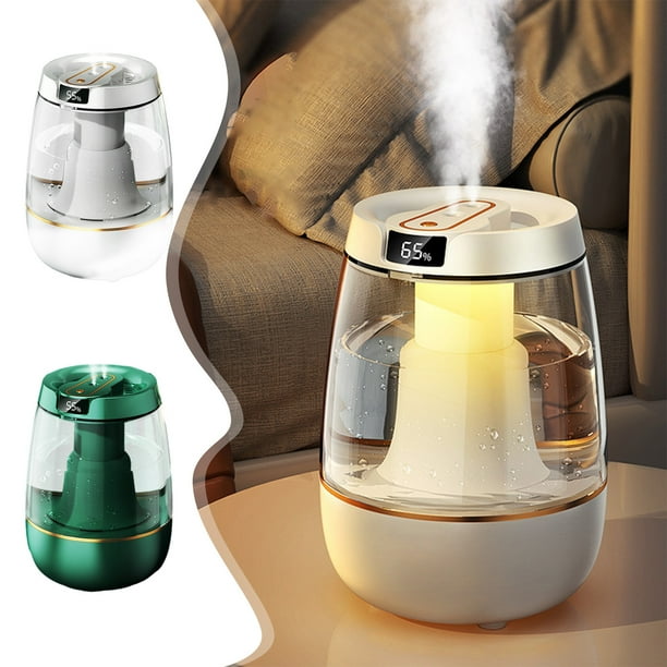 ¡Precios Increíbles, Descuento Ya!, Humidificador USB con luz, humidificador de vapor frío silencioso para dormitorio y oficina, plantas, fácil de limpiar Akmoler